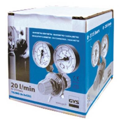 GYS ONTSPANNER MET 2 MANOMET. 15L/MIN