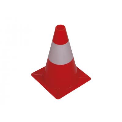 SIGNAALKEGEL ROOD/WIT FLUO 30CM