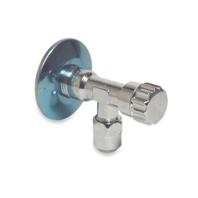 MEGA ROBINET D?EQUERRE LAITON 1/2 X 10