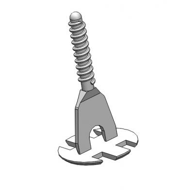 FIXLEVEL AFSTANDHOUDER SCHROEFBAAR 2MM.