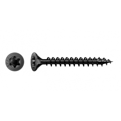 Vis universelle noir SPAX TORX 3.5X16