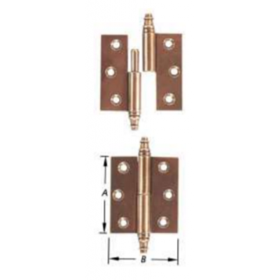 Paumelle de meuble 8111 50X46MM gauche