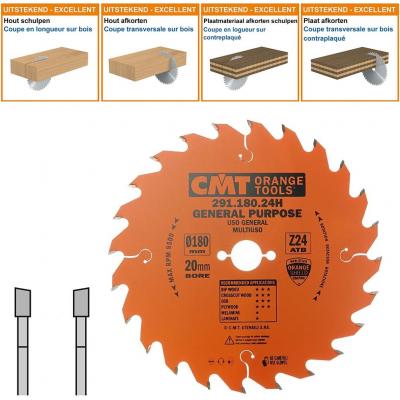 CMT ZAAGBLAD D=180 AS=20 Z=24 20º