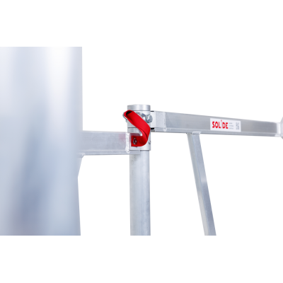 SOLIDE échafaudage pliant kit de base 6 échelons sans trappe 0,75 x 1,85M
