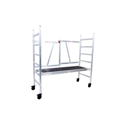 SOLIDE échafaudage pliant kit de base 6 échelons sans trappe 0,75 x 1,85M