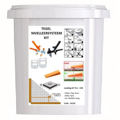 FIXLEVEL KIT 2MM - 250 PIECES