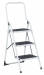 HUISHOUDLADDER BIG STEP 3TR WIT