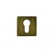 HDD CYLINDERPLAATJE SQUARE SHAPE MAT BRONS
