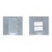 HDD WC GARNITUUR SQUARE 48MM CROMSAT