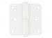 PAUMELLE DROITE 3PC + VIS BLANC - BLISTE