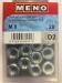 ZESKANTMOER DIN 934 M8 ZN/BLISTER 20ST