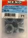 ZESKANTMOER DIN 934 M16 ZN/BLISTER 4ST