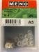 SLUITRINGEN DIN 125A M 4 INOX A2 25ST