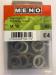 VEERRING DIN 127B M 10 A2/BLISTER 10ST