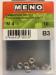 ZESKANTMOER A2-70 DIN934 M4/BLISTER 10ST