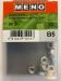 ZESKANTMOER A2-70 DIN934 M5/BLISTER 10ST