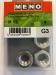 ZESKANTMOER A2-70 DIN934 M12/BLISTER 4ST