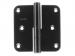 PAUMELLE DROITE 3PC + VIS NOIR - BLISTER