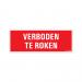 PICTOGRAM 330X120 VERBODEN TE ROKEN