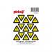 PICTOGRAM 2.50CM GEVAARL.ELEKT.SPANNING