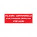 PICTOGRAM 330X120 NIET VERANTWOORDELIJK