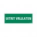 PICTOGRAM 330X120 UITRIT VRIJLATEN