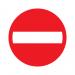 PICTOGRAM 300MM VERBODEN DOORGANG