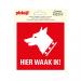 PICTO ZELFKL. 15X15 HIER WAAK IK