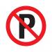 PICTOGRAM 300MM VERBODEN TE PARKEREN
