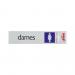 PICTO ZELFKL. 165X44MM. DAMES