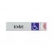 PICTO ZELFKL. 165X44MM.TOILET ROLSTOEL
