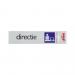 PICTO ZELFKL. 165X44MM. DIRECTIE