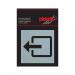 PICTO ZELFKL. 80X80MM. UITGANG