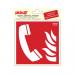 PICTO ZELFKL. 15X15 TELEFOON BRANDALARM
