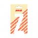 NOBEL ZELFKL. LETTERS WIT 90 MM. Z
