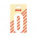 NOBEL ZELFKL. LETTERS WIT 90 MM. O