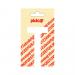NOBEL ZELFKL. LETTERS WIT 90 MM. T