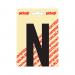 NOBEL ZELFKL. LETTERS ZWART 120 MM. N