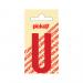 NOBEL ZELFKL. LETTERS ROOD 60 MM. U