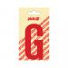 NOBEL ZELFKL. LETTERS ROOD 90 MM. G