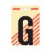 NOBEL ZELFKL. LETTERS ZWART 120 MM. G