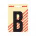 NOBEL ZELFKL. LETTERS ZWART 120 MM. B