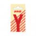 NOBEL ZELFKL. LETTERS ROOD 60 MM. Y