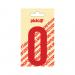 NOBEL ZELFKL. LETTERS ROOD 90 MM. O