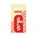 NOBEL ZELFKL. LETTERS ROOD 60 MM. G