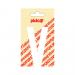 NOBEL ZELFKL. LETTERS WIT 90 MM. V