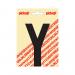 NOBEL ZELFKL. LETTERS ZWART 120 MM. Y