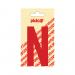 NOBEL ZELFKL. LETTERS ROOD 90 MM. N