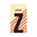 NOBEL ZELFKL. LETTERS ZWART 90 MM. Z