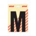 NOBEL ZELFKL. LETTERS ZWART 120 MM. M